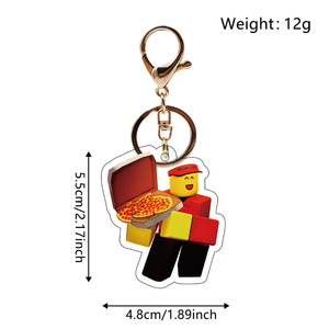 Lote al por mayor de llaveros de acrílico con colgantes de plástico de <span class=keywords><strong>personajes</strong></span> de anime - Product Image 3