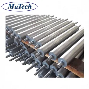 OEM Precision CNC Lathe Machined Non Woven Fabric 120 Mm Stainless Steel Roller