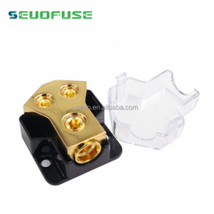 2ウェイ配電ブロックパワーグランドスプリッタ0/4ゲージAWGカーオーディオ用ジャンクションボックス1 in 2 Out - Product Image 6