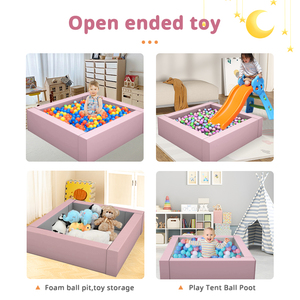 Tente de jeu carrée d'intérieur en mousse souple pour enfants <span class=keywords><strong>Piscine</strong></span> à balles pour bébé Espace de jeu amusant pour enfants - Product Image 5