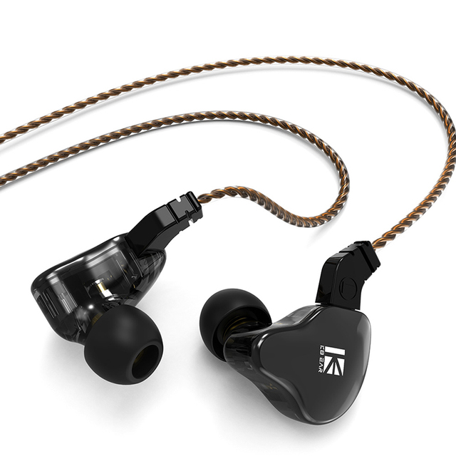 KBEAR KS2 1DD+BA in Ear Monitor HiFi Bass Earphone Wired Earbuds Sports Gaming Headphone Headset KBEAR KS1 Lark Ks2 IEM