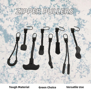 Poignées de fermeture éclair détachables, tirettes en métal écologiques pour # 3 # 5 # 8 # 10 sacs à fermeture éclair pour remplacement de bagages de sac à dos - Product Image 2