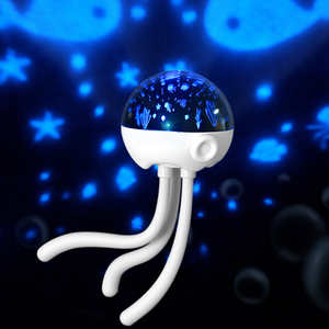 Projecteur de lumière poulpe, ciel étoilé, LED, lumière nocturne colorée, planétarium, chambre d'<span class=keywords><strong>enfant</strong></span>, lumière étoile lune, cadeau pour enfants, lampe - Product Image 2
