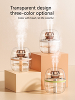 Diffuseur d'air mini USB de grande capacité 3L, humidificateur à brume d'eau avec lumière colorée, humidificateur à forte diffusion de brume
