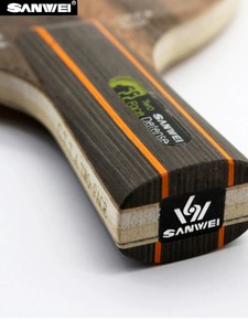 SANWEI Raquette de tennis de table à double face, 6 plis + 1 carbone, construction asymétrique double face, attaque-défense, raquette de <span class=keywords><strong>ping</strong></span>-<span class=keywords><strong>pong</strong></span> professionnelle - Product Image 2