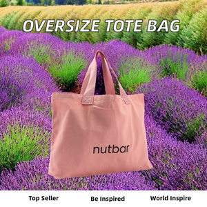 Bolso de mano de lona de algodón de gran tamaño para compras, bolso de mano de lona de algodón personalizado con bolsillo interior 14 - Product Image 3