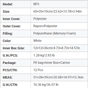 Ergonomic Cervical Orthopedic <strong>Memory</strong> <strong>Foam</strong> <strong>Pillow</strong> for Side and Back Sleepers - Product Image 4