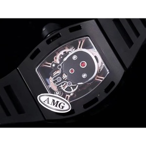 Unique Black Ceramic Skeleton Tourbillon Diver Men's <b>Automatic</b> Mechanical Watch Power Reserve 50 Bar Water Resistance Sports - Product Image 2