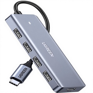 <span class=keywords><strong>Hub</strong></span> <span class=keywords><strong>USB</strong></span> Tipo <span class=keywords><strong>C</strong></span> <span class=keywords><strong>UGREEN</strong></span> con 4 Puertos <span class=keywords><strong>USB</strong></span> 3.0 para Laptop, MacBook Pro/Air, iPad Pro, Chromebook, para XPS, para S23-0.5FT - Product Image 1