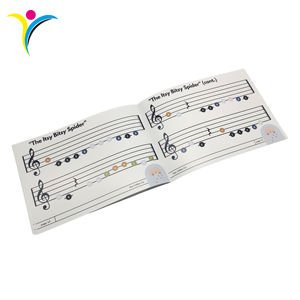 Folleto <span class=keywords><strong>de</strong></span> Canciones Personalizado A5 al por Mayor, Encuadernado con Grapas, Papel <span class=keywords><strong>de</strong></span> Arte, Impresión Offset, Folleto Musical - Product Image 5