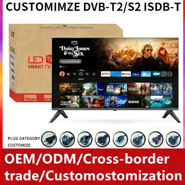 Factory Wholesale 43 50 55 60 65 Inch High Quality Led Television 65 Inch Android WIFI Smart TV HDTV for Hotels