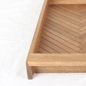 Huina Moderne Différentes Tailles Grands Plateaux De Service En Bois En Bois D'acacia Personnalisable Couleur Rectangle Forme Usine En Gros - Product Image 5