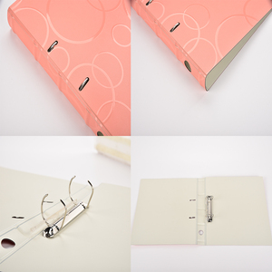 Tùy chỉnh A4 đôi-bên trong túi PP 4-Ring chất kết dính máy tính xách tay rời lá Tạp Chí tập tin thư mục tài liệu tổ chức - Product Image 2