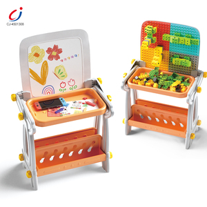 Tavolo Multifunzionale Chengji per Scrittura e Disegno con Blocchi da Costruzione, Giocattolo Educativo Creativo per l'Apprendimento e l'Assemblaggio - Product Image 1