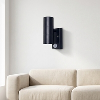 Sensor de movimiento led luces de pared de arriba y abajo lámpara 6W led luces de sensor de