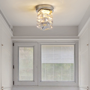 Minimalist Nordic-Style Iron Ceiling Pendant Lamp Crystal Three-Color Temperature for Balcony - Product Image 4
