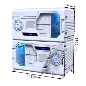 เตียงฝักกันเสียงสไตล์ทันสมัยประหยัดพื้นที่หรูหราแคปซูลโรงแรมและโฮสเทลสำหรับผู้ใหญ่ดีไซน์ ABS - Product Image 6