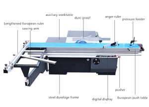 Sega da Banco Scorrevole <span class=keywords><strong>Samet</strong></span> con Funzione di Inclinazione per Tagli a 45 Gradi: la Scelta Migliore per Officine di Falegnameria - Product Image 2