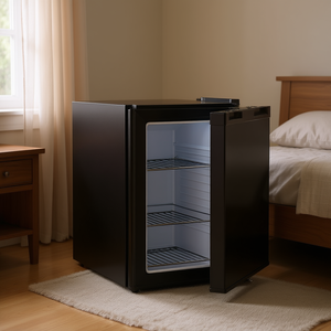 Mini Refrigerador de 1.6 Pies Cúbicos, Puerta Única Reversible, Temperatura Ajustable, Estante Metálico, Eficiente Energéticamente, Bajo Nivel de Ruido, para Dormitorio - Product Image 2