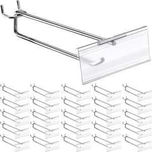 Crochet mural en plastique Hookei pour panneau perforé, longueur 100 mm, diamètre du fil 5 mm, capacité de charge supérieure à 26 lb - Product Image 2