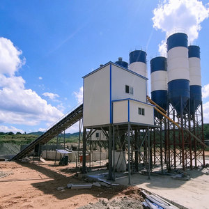 Machine automatique de fabrication de pavés en <span class=keywords><strong>béton</strong></span> creux, de blocs de pavés et de briques de ciment, contrôlée par PLC, JS 500, 20-25m/h - Product Image 1