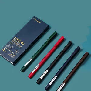 Bview艺术5PCS 0.5毫米细点中性笔学生办公室家庭写作快干墨水笔 - Product Image 4