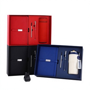 Regalos IStapromo, Juego de Cuaderno A5 de Lujo Personalizado, Diario de Negocios de Tapa Dura de PU con Bolígrafo, Taza Térmica y Caja de Regalo, Graduación, Promoción - Product Image 1