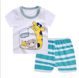 Vêtements pour bébés, vêtements pour enfants, vente en gros aux États-Unis, ensembles décontractés en polyester/coton en 2 pièces pour 1 à 5 ans - Product Image 3