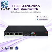 IE4320-28P-S Switch Ethernet Gigabit Industrial para Montaje en Rack, Switch de Internet Industrial, Switch IE