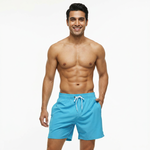 Livraison DDP OEM Vente en gros de haute qualité Taille élastique Logo personnalisé Short de bain de plage pour hommes à séchage rapide d'été Expédition DDP - Product Image 1