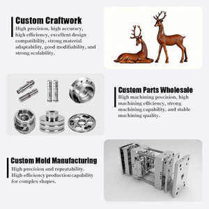 تصنيع مخصص متعدد الخطوات باستخدام التحكم الرقمي بالحاسوب للنماذج الأولية السريعة والطحن وقطع غير قياسية من الألومنيوم والفولاذ المقاوم للصدأ والمعادن - Product Image 5