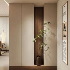 Table à thé de style chinois inspirée du zen personnalisable, armoire de rangement en bois pour salon, ensemble complet de meubles neuf - Product Image 6