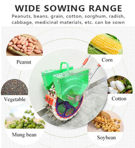 Semoir à maïs manuel avec double seau / Semoir à blé avec applicateur d'engrais Semoir à main portable - Product Image 6