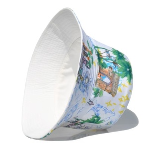 Tùy Chỉnh Hai Mặt Biểu Tượng Thêu Du Lịch Bãi Biển Ngư Dân Đảo Ngược Xô <span class=keywords><strong>Hat</strong></span> Cho Nam Giới Và Phụ Nữ In Ngư Dân <span class=keywords><strong>Hat</strong></span> - Product Image 2