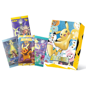 Chinois Simplifié Bande Dessinée Art Métal Graded Pokemoned Timbre Trading Collection Carte Acrylique Aimant Booster Boîte Jeu De Société Boîte-Cadeau - Product Image 1