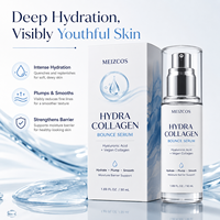 Sérum Hydra Collagen Bounce 50ml, Acide Hyaluronique, Collagène Végétalien, Niacinamide, Panthénol, Sérum Visage Hydratant, Repulpant et Lissant