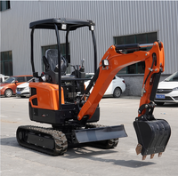 Mini-excavatrice SDLOT 1600 kg, système hydraulique, pelle sur chenilles, pour usage agricole et de construction, moteur Laidong pour modèle CE EPA, exportation Chine