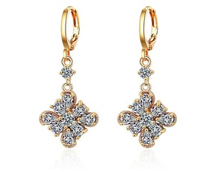 Juego de Joyería Nupcial de Lujo, Oro de 18K, Tendencia 2026, Collar y Aretes para Boda Estilo Dubai, Chapado en Oro Resistente al Deslustre - Product Image 5