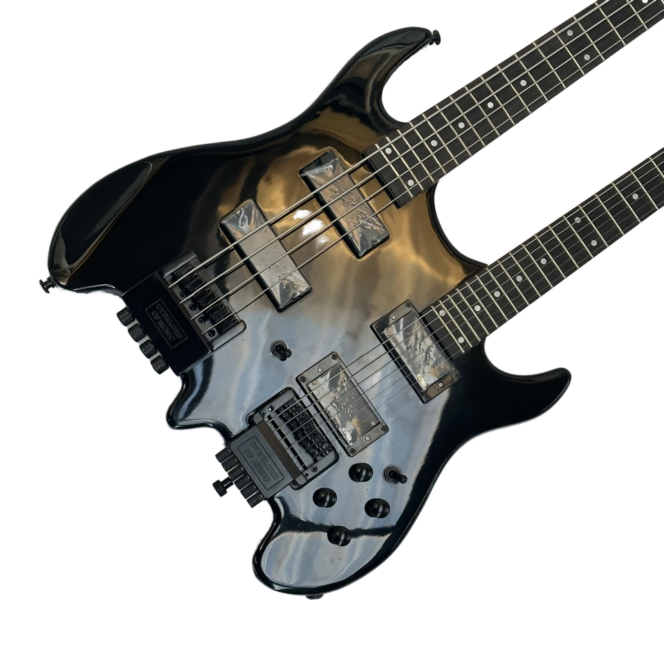 実奏可能品 W-NECK ダブルネック ギター&ベース メーカー詳細不明 実奏