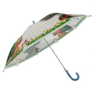 Parapluie droit personnalisé à impression numérique animale, léger, ouverture manuelle, fibre de verre, pour affaires et voyages - Product Image 5