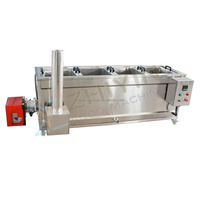 Machine à frire industrielle personnalisée SUS304 pour le chauffage au gaz frites nouvel état pour les snacks frits équipement de traitement