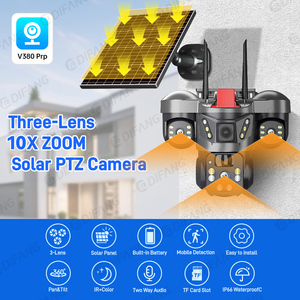 Không thấm nước PTZ CCTV năng lượng mặt trời năng lượng máy ảnh CMOS cảm biến 4G Mạng đám mây dữ liệu wifi ngoài trời an ninh video giám sát Hệ thống camera - Product Image 4