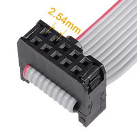 6 8 10 12 14 16 18 20 24 26 30 32 34 PIN tahan air pita Idc konektor kabel 2.5mm Pitch laki-laki mengunci Idc konektor perempuan