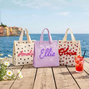 Personalized Custom Name Corduroy Insulated Food Grade <b>Lunch</b> <b>Bag</b> Large Capacity Soft Reusable <b>Lunch</b> Tote Work School Picnic - Product Image 4