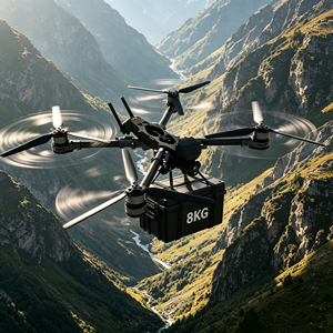 Z15D FPV full set Drone fpv 4k thermal imaging <b>camera</b> 50min Flight 15km 8kg Payload professional Outdoor detection RC fpv drones - Product Image 1