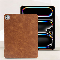 Étui Classique en PU pour Tablette iPad Pro 13/Air 13/Air 4/5/Mini 6/7 – Housse de Protection Arrière Premium pour Tablette