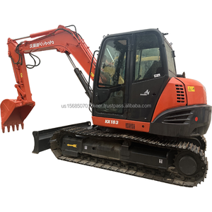 Motor, caja de cambios y bomba para miniexcavadora KX185, tipo oruga, peso operativo de 8.2 toneladas, potencia de 47 kW, origen Japón, envío gratuito. - Product Image 1