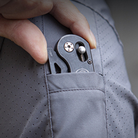 Abordable Summer Outdoor Shirt avec manches courtes Quick Dry Breathable for Men's Tactical Casual with Turndown Collar