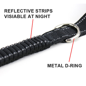 Correa Táctica Resistente para Perro de <span class=keywords><strong>4</strong></span> Pies, Reflectante, con Absorción de Impactos, con Mango para Tráfico y Cinturón de Seguridad para Automóvil - Product Image 4