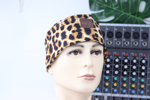 Auriculares Bluetooth con Estampado de Leopardo Personalizados, Diadema Musical BT Deportiva con Certificación CE FCC Rohs para Dormir de Lado, Yoga y Gimnasio - Product Image 4